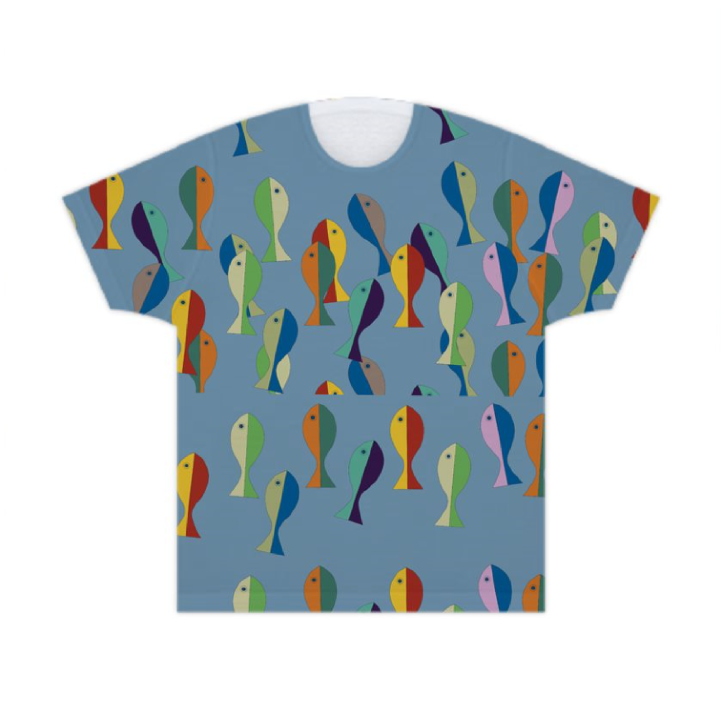 Camiseta infantil Peces fondo azul_Mesa de trabajo 1.png