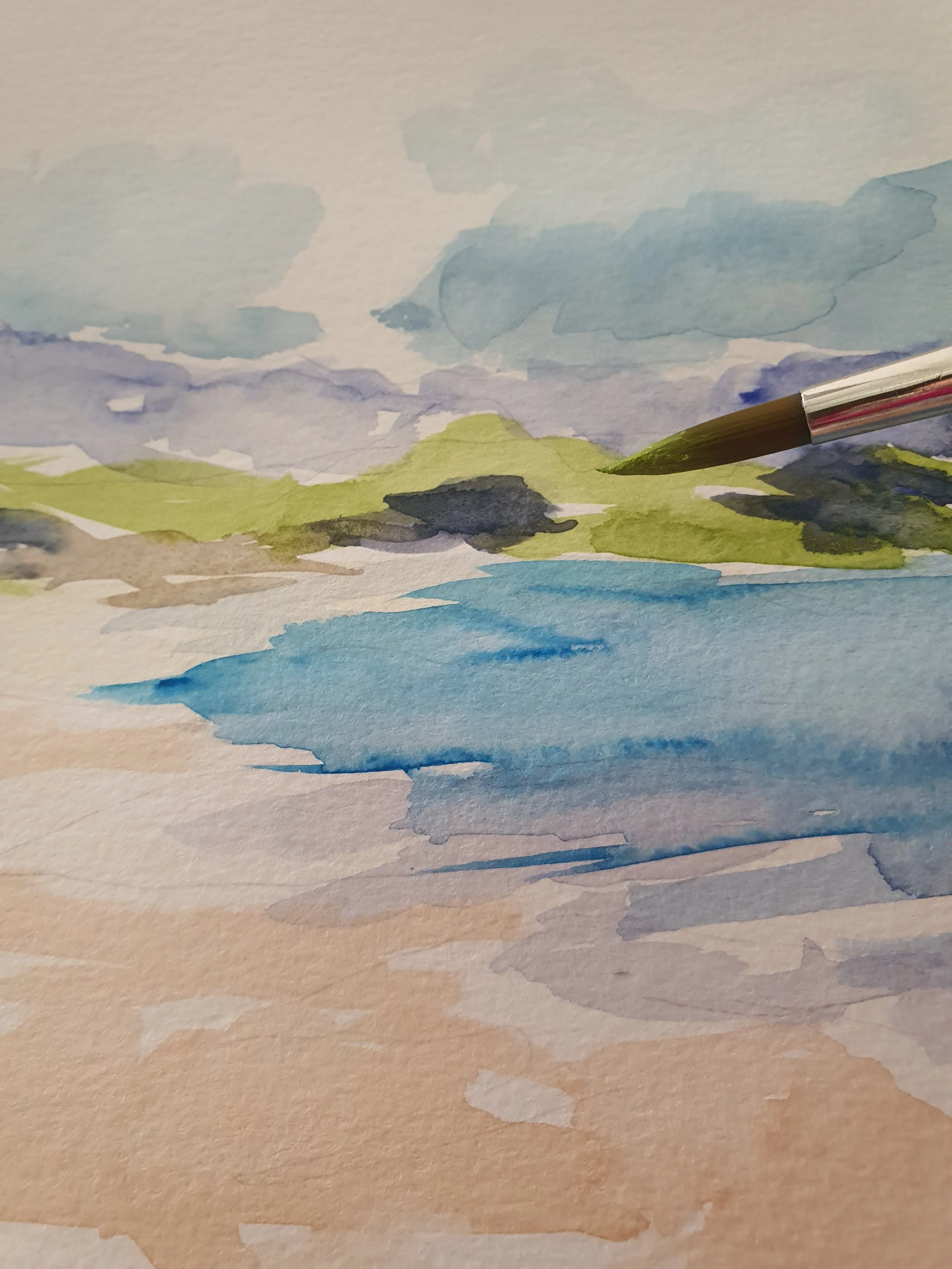 Pintar al aire libre...