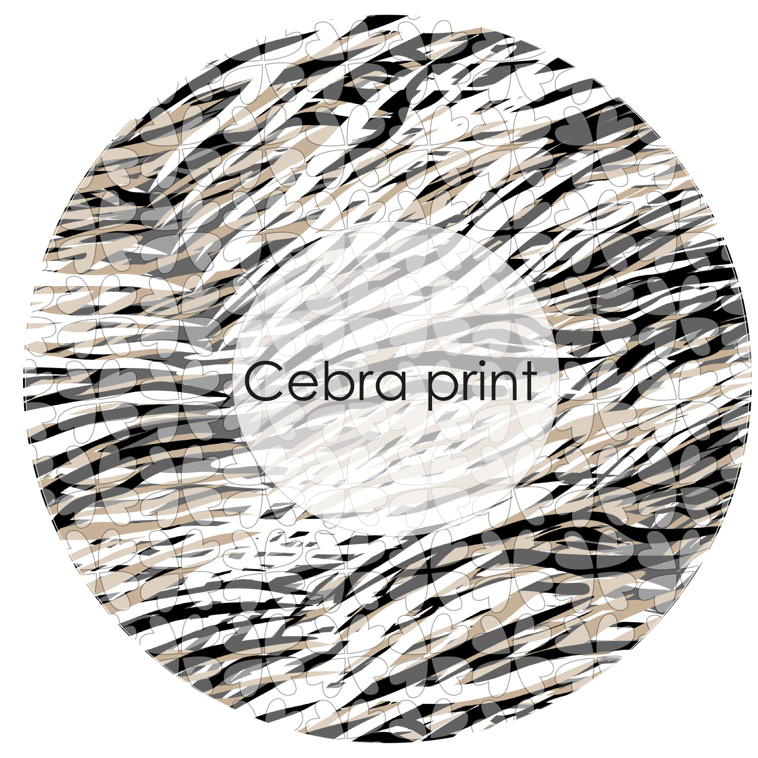 Print Safari Cebra