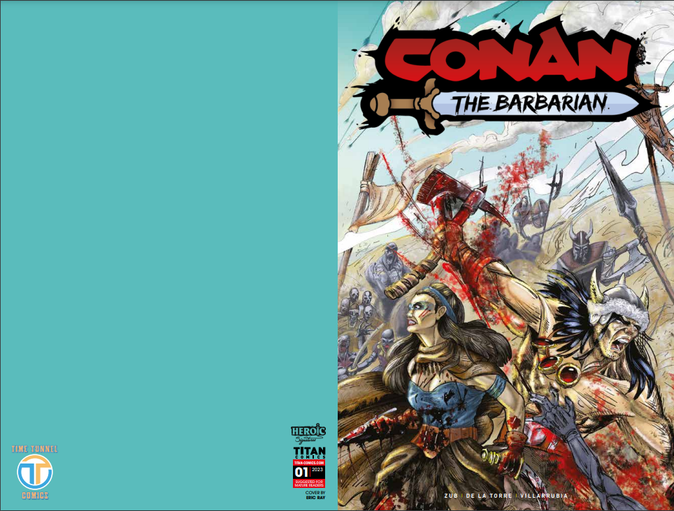 Conan The Barbarian 1 Time Tunnel Comic Exclusive Eric Ray Cover