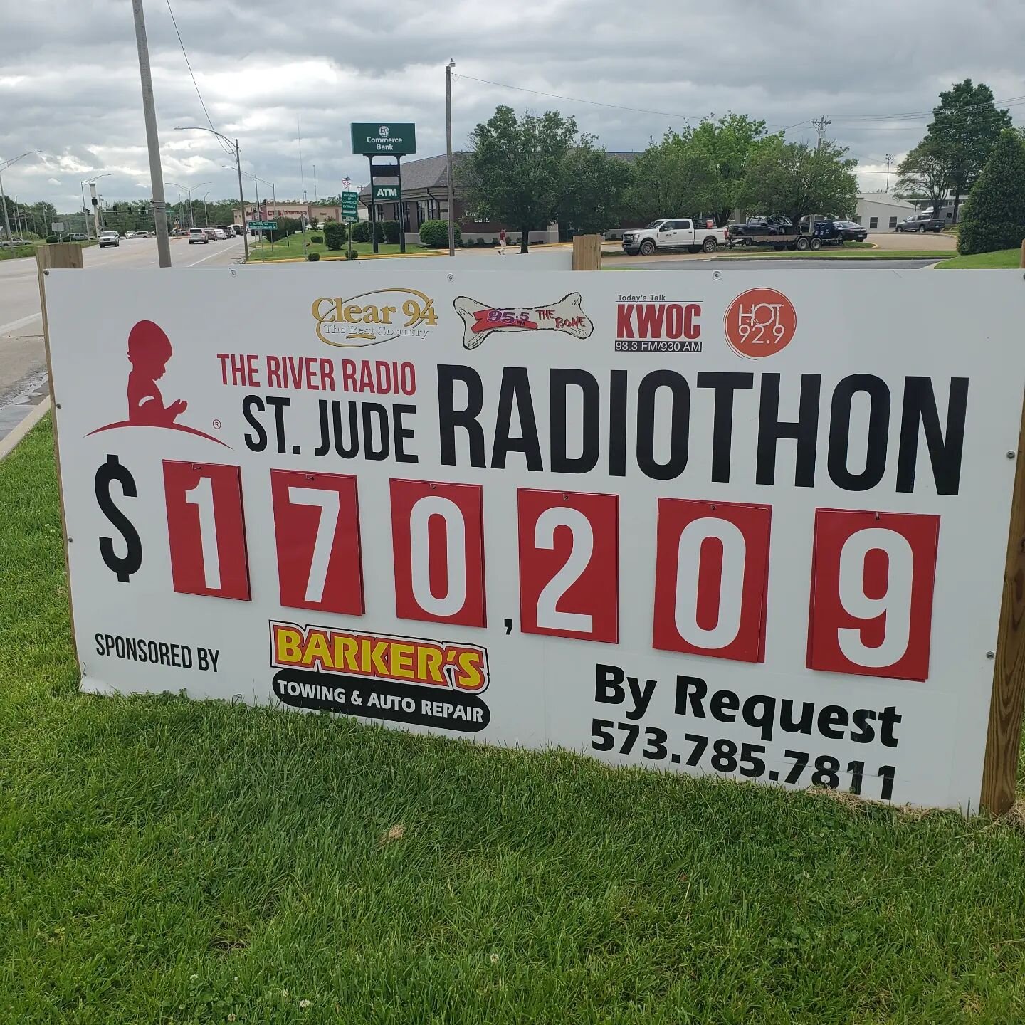 Thank you to Butler County Health Department for handing us $200 for the kids of St. Jude to add to our Radiothon Tote when we had the opportunity to participate in Community Outreach Day. People help the people. THANK YOU FOR SUPPORTING ST. JUDE!

N