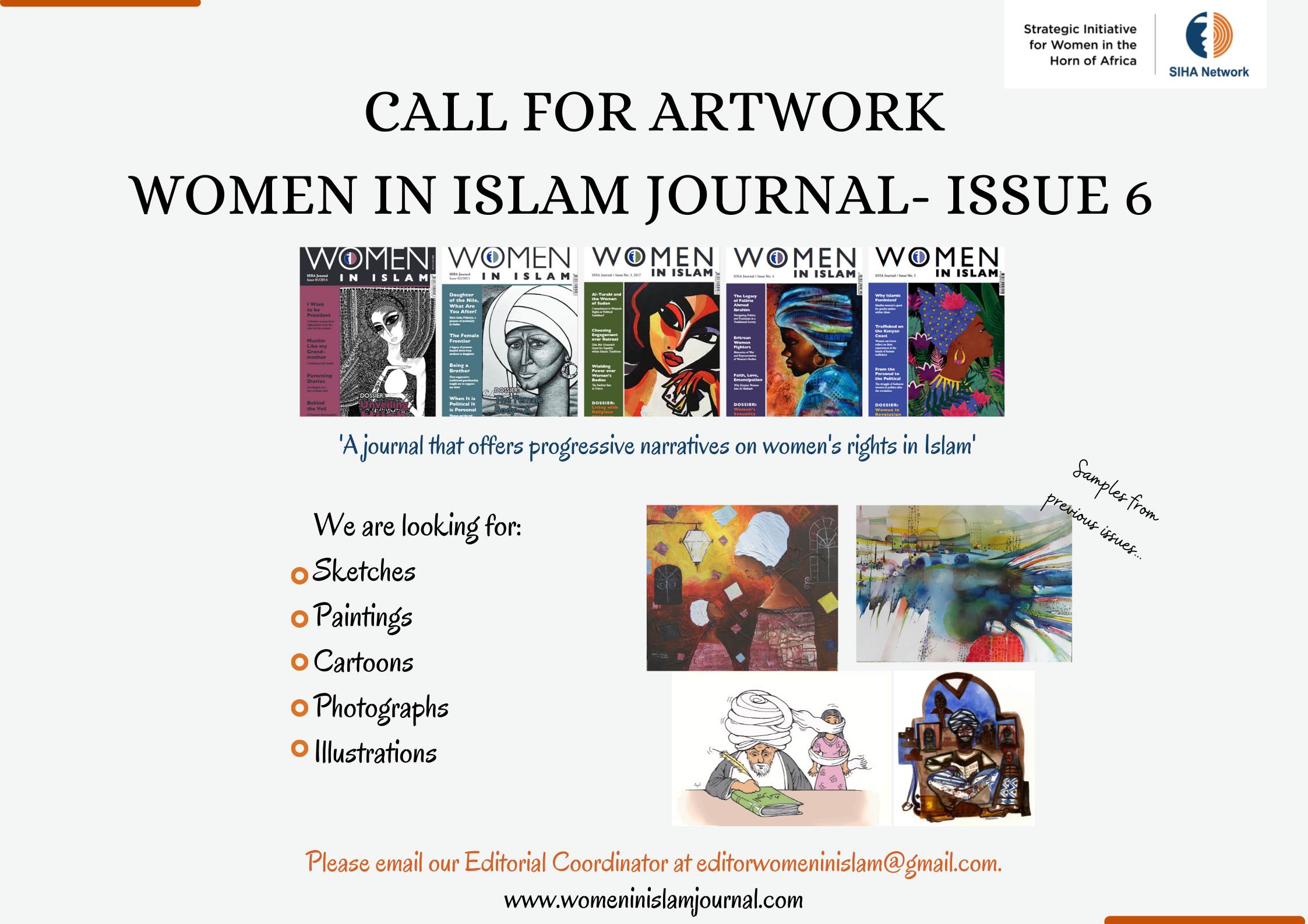 CALL FOR ARTWORK SUBMISSIONS