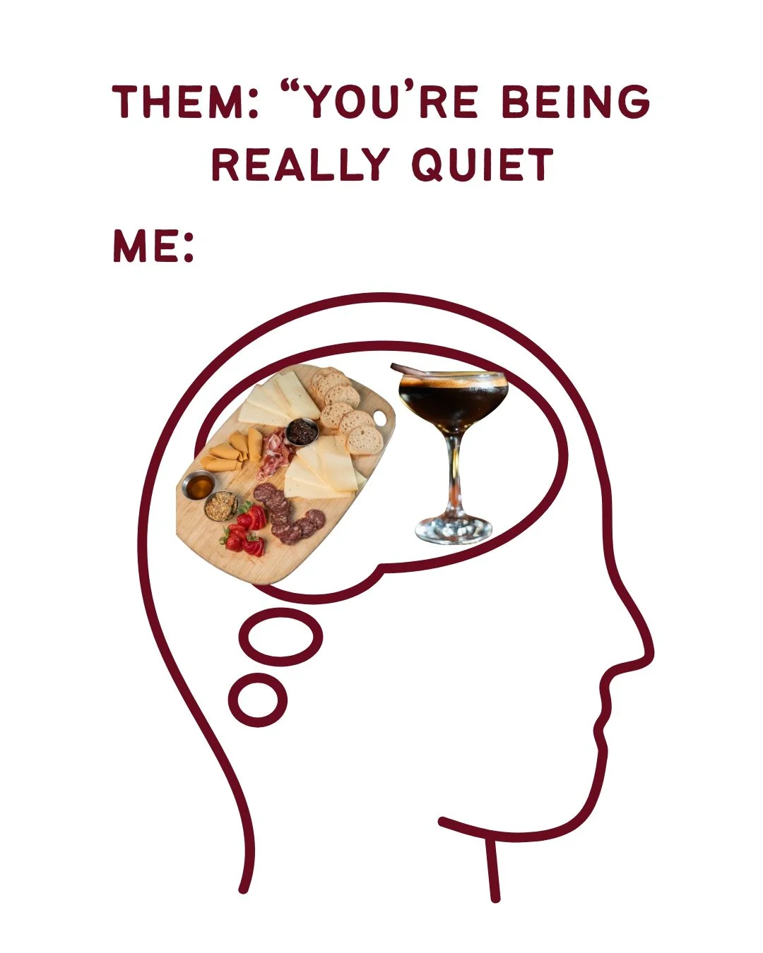 Sorry, we're a little bit busy right now. 😅🧀🍸

Open until 10PM, see you shortly!