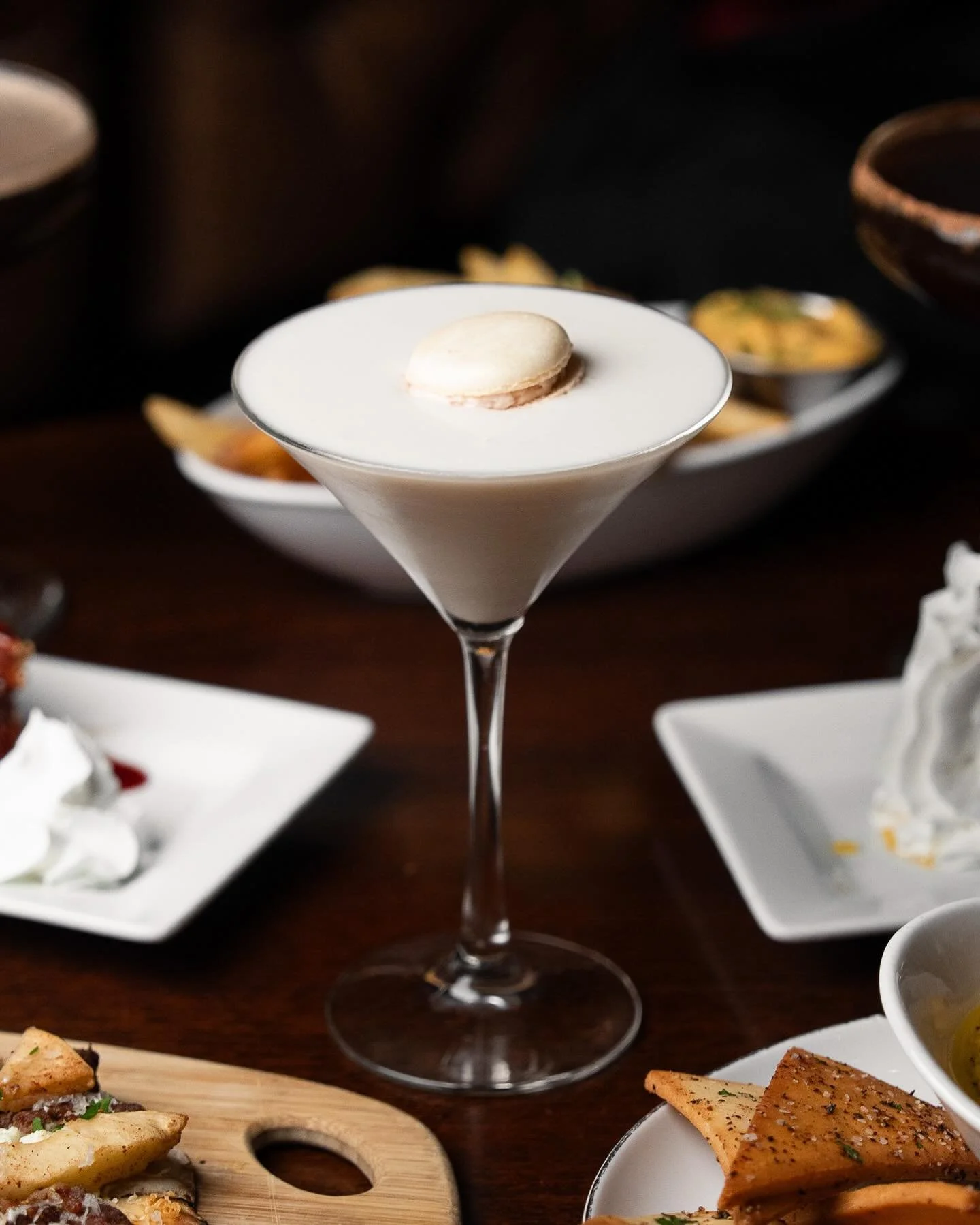 Just one of our many dessert-in-a-glass moments.
Stop in and try our Macaroon Martini, we&rsquo;re open 5pm-10pm today!