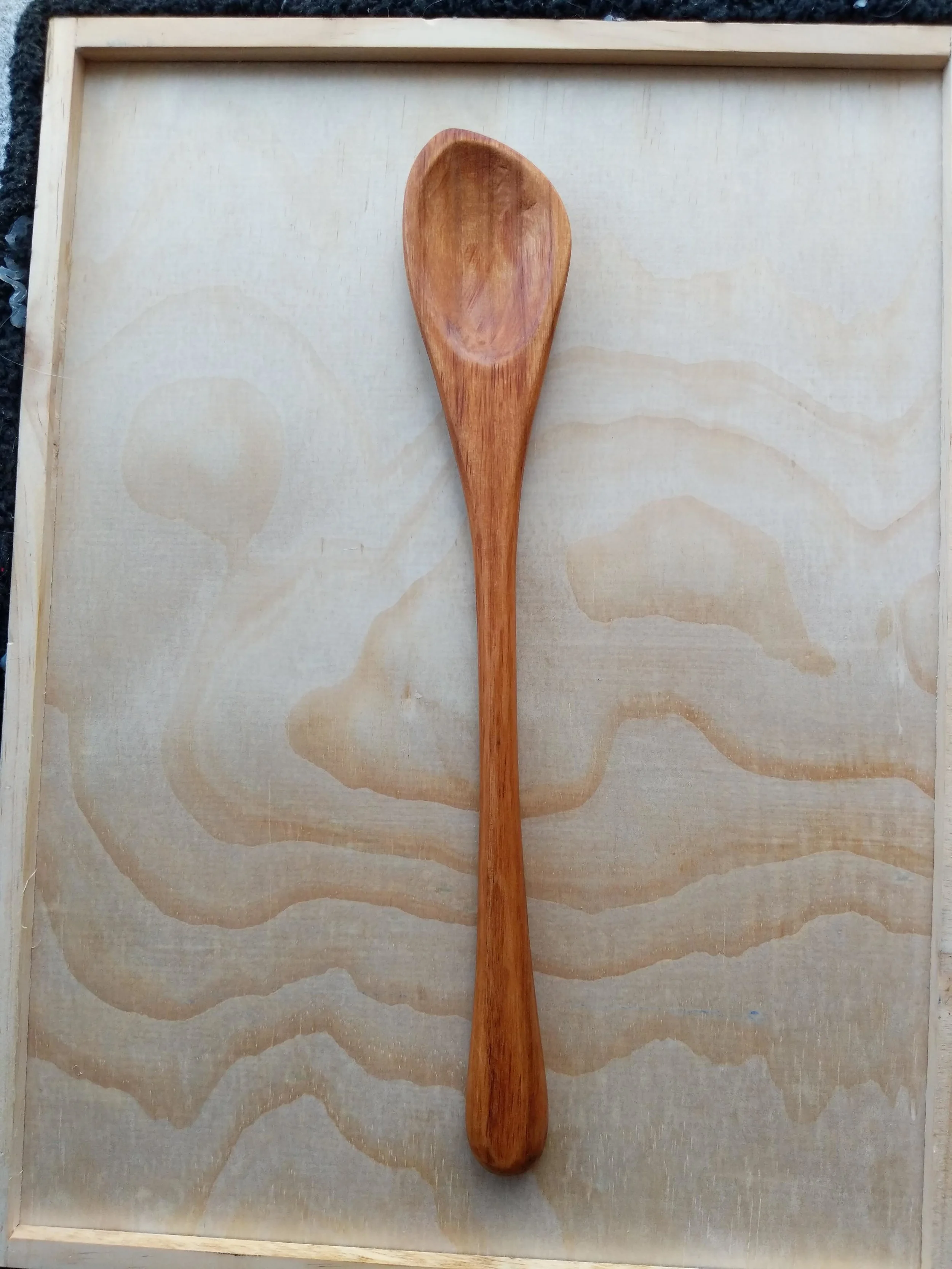 Curved Spoon, Alder, Left-Handed