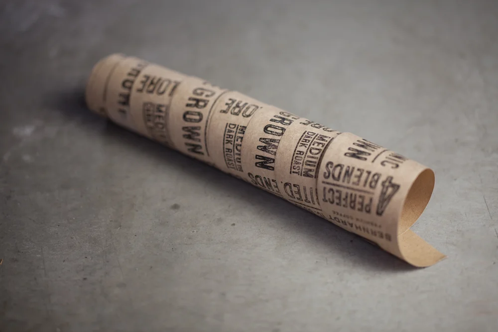 Packaging Tape : Bernhardt Organic Coffee