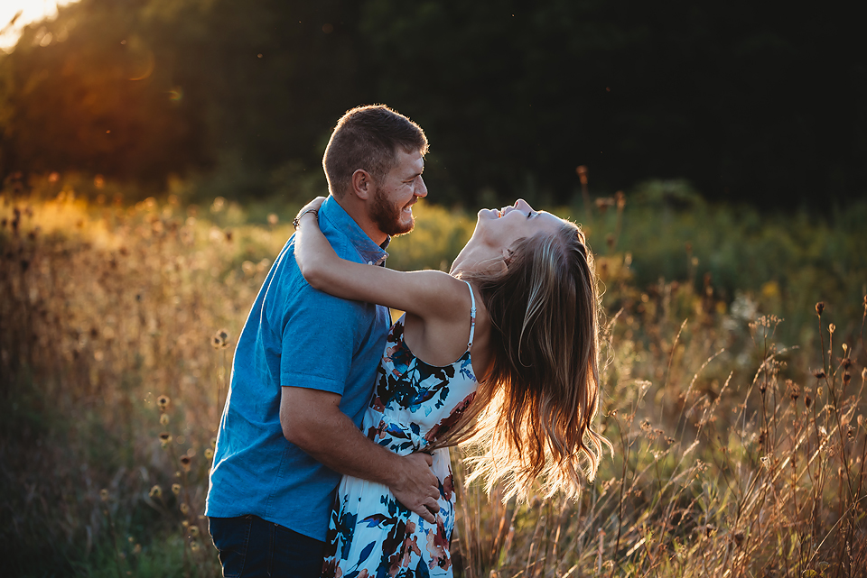 Alena and Lance \\ St Charles Illinois Engagement