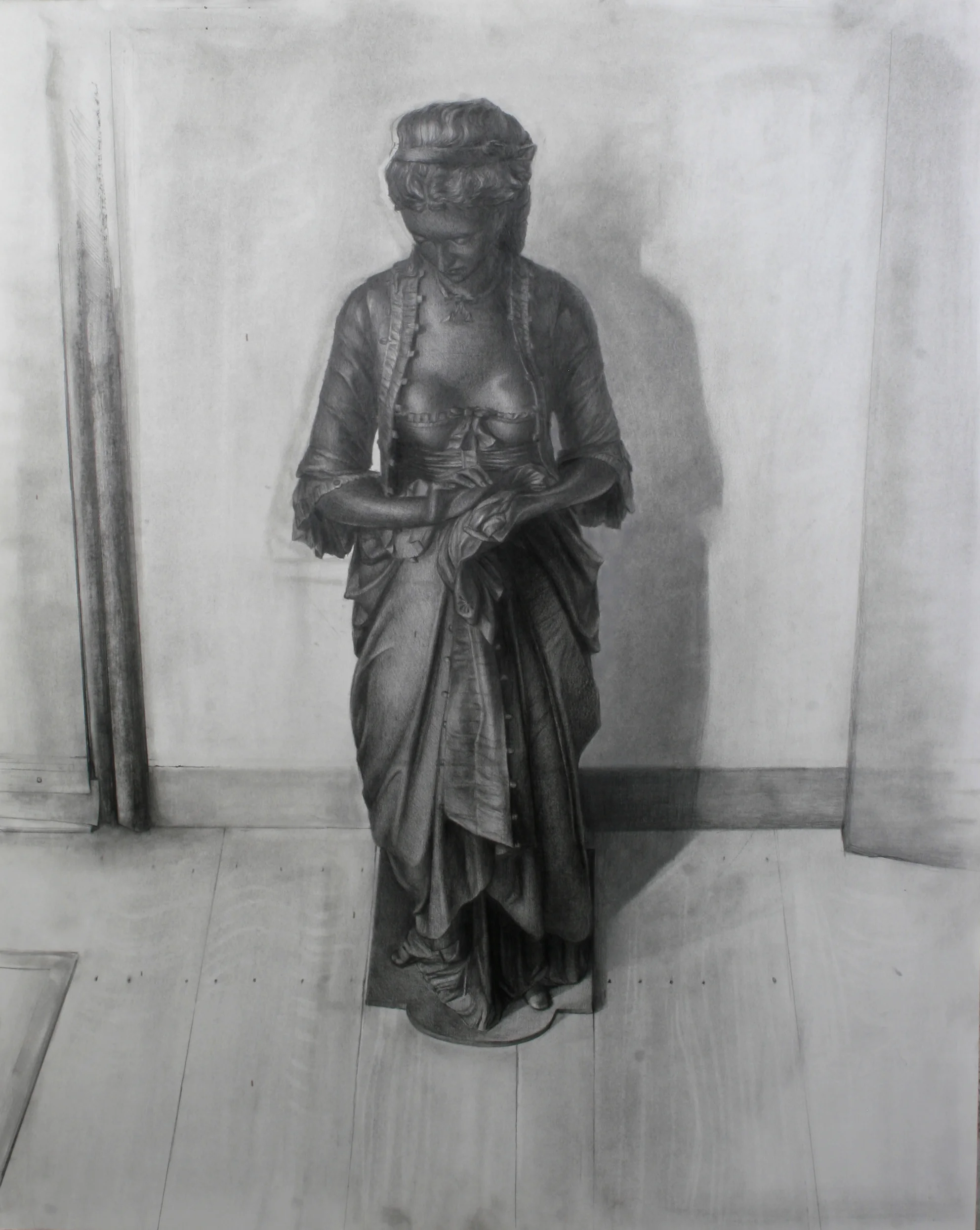 Maiden, 2017 | 19x24in Graphite and Charcoal on Bristol