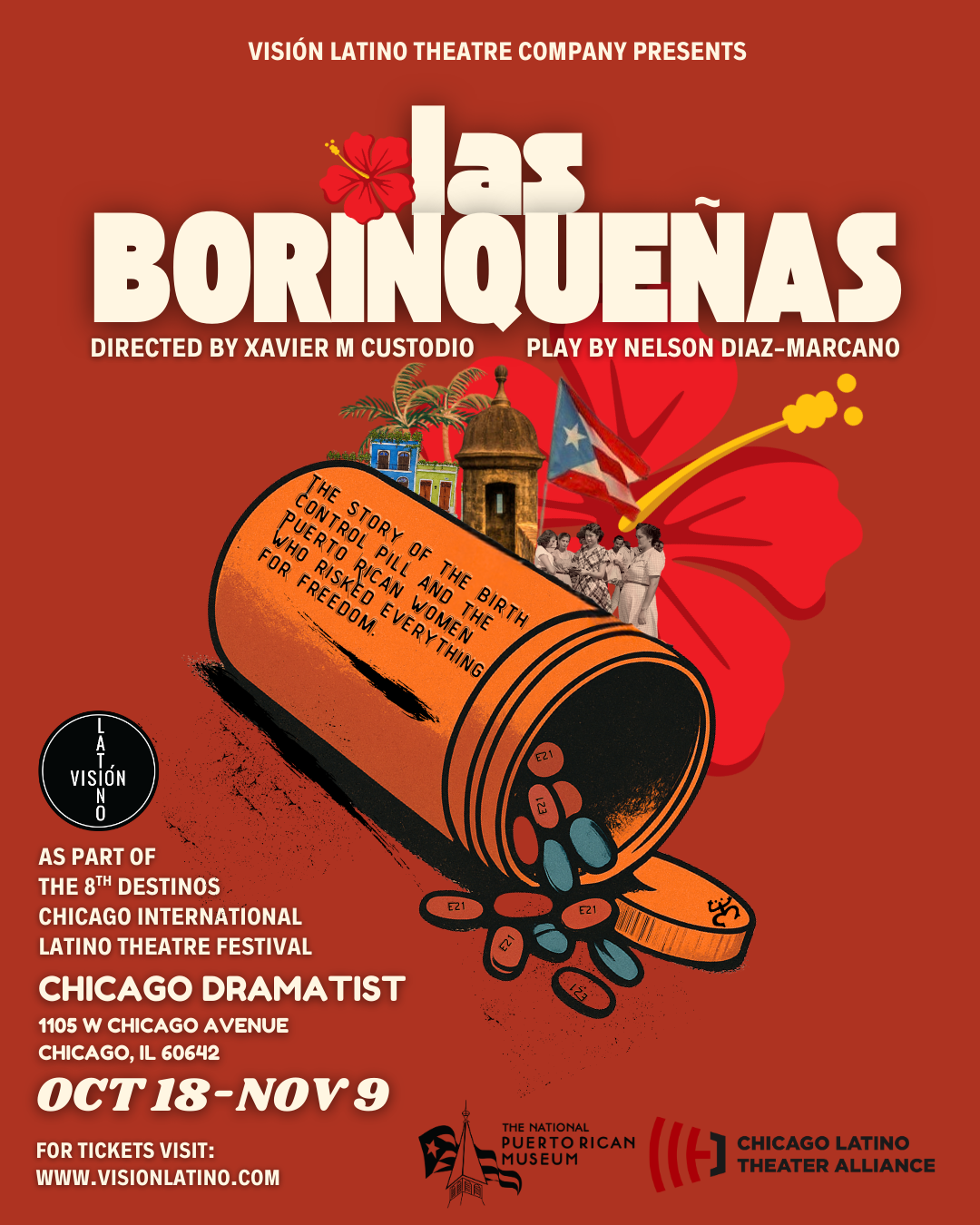 Visión Latino Theatre Company Presents: Las Borinqueñas