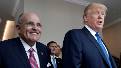 Giuliani and Trump.