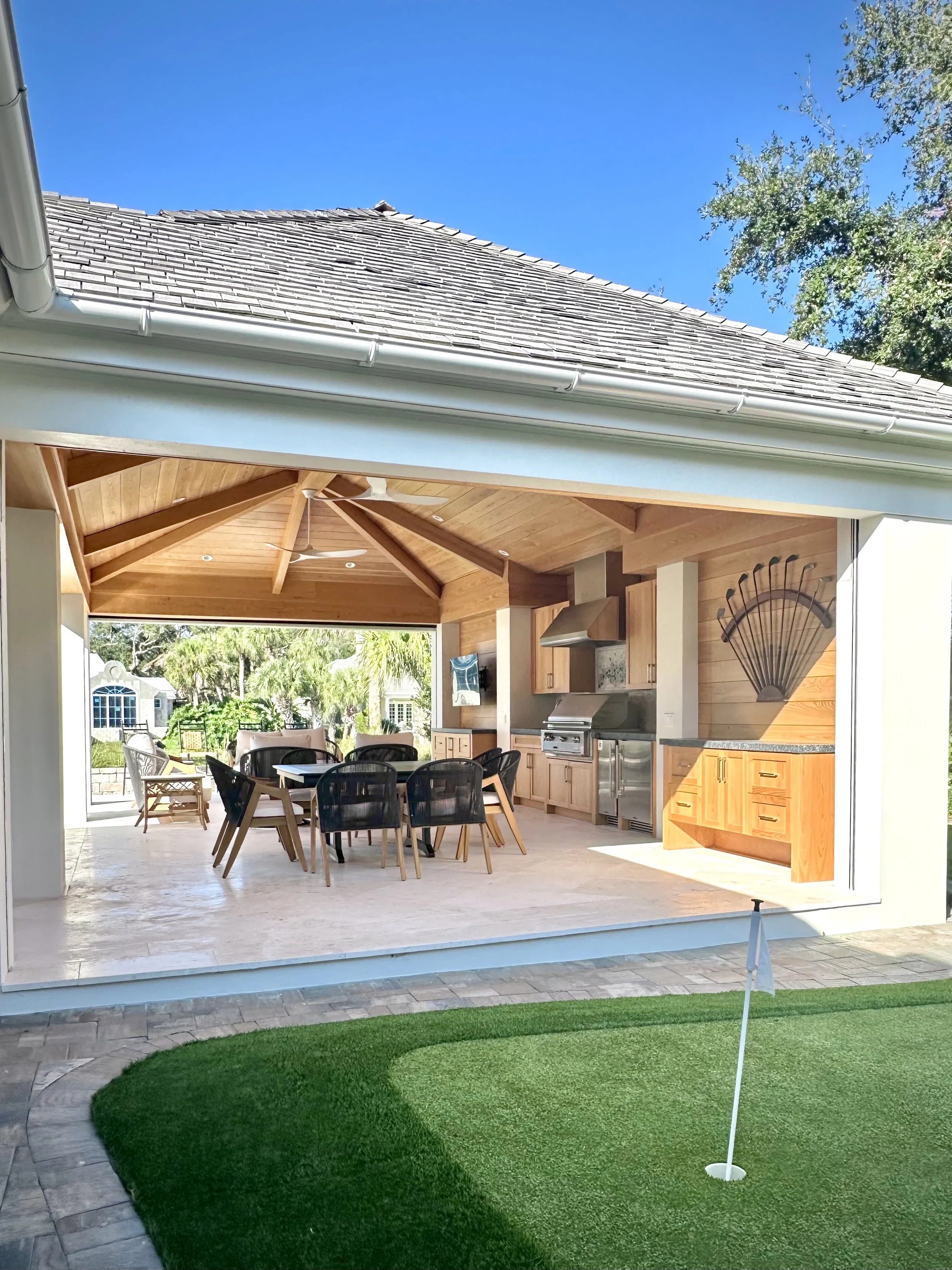 putting green at this golf retreat in John's Island Club. Vero Beach, FL