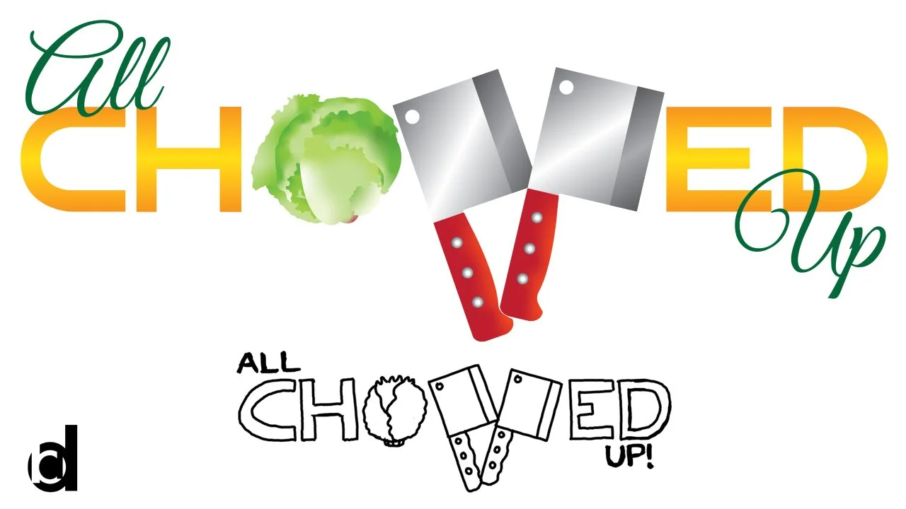   All Chopped Up | 2021   Logo for salad catering and delivery service (unused) [Adobe Illustrator and Photoshop] 