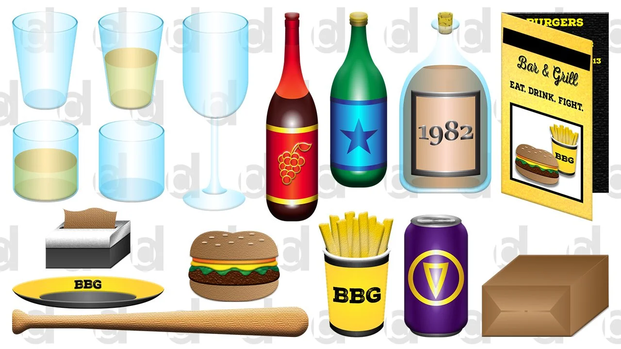   Asset Art for Game Concept | 2025  Adobe Illustrator and Photoshop 