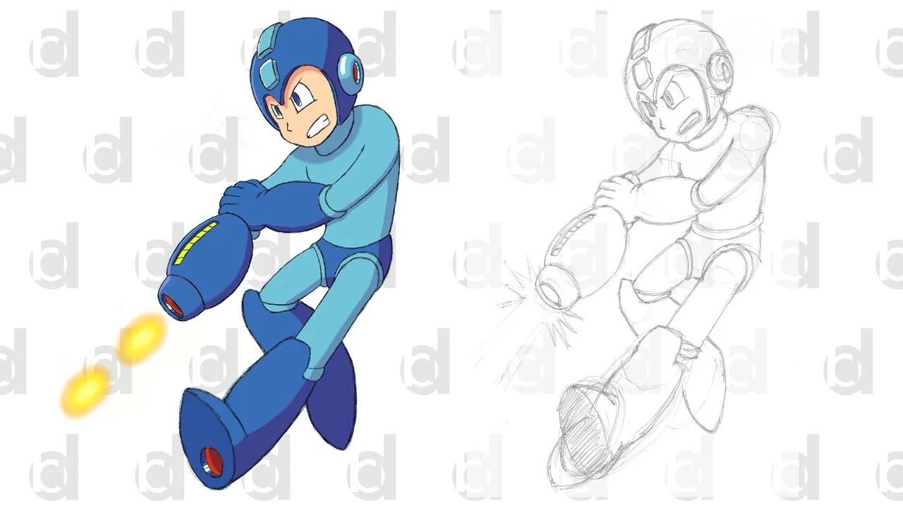    Mega Man  | 2016  Corel Draw 