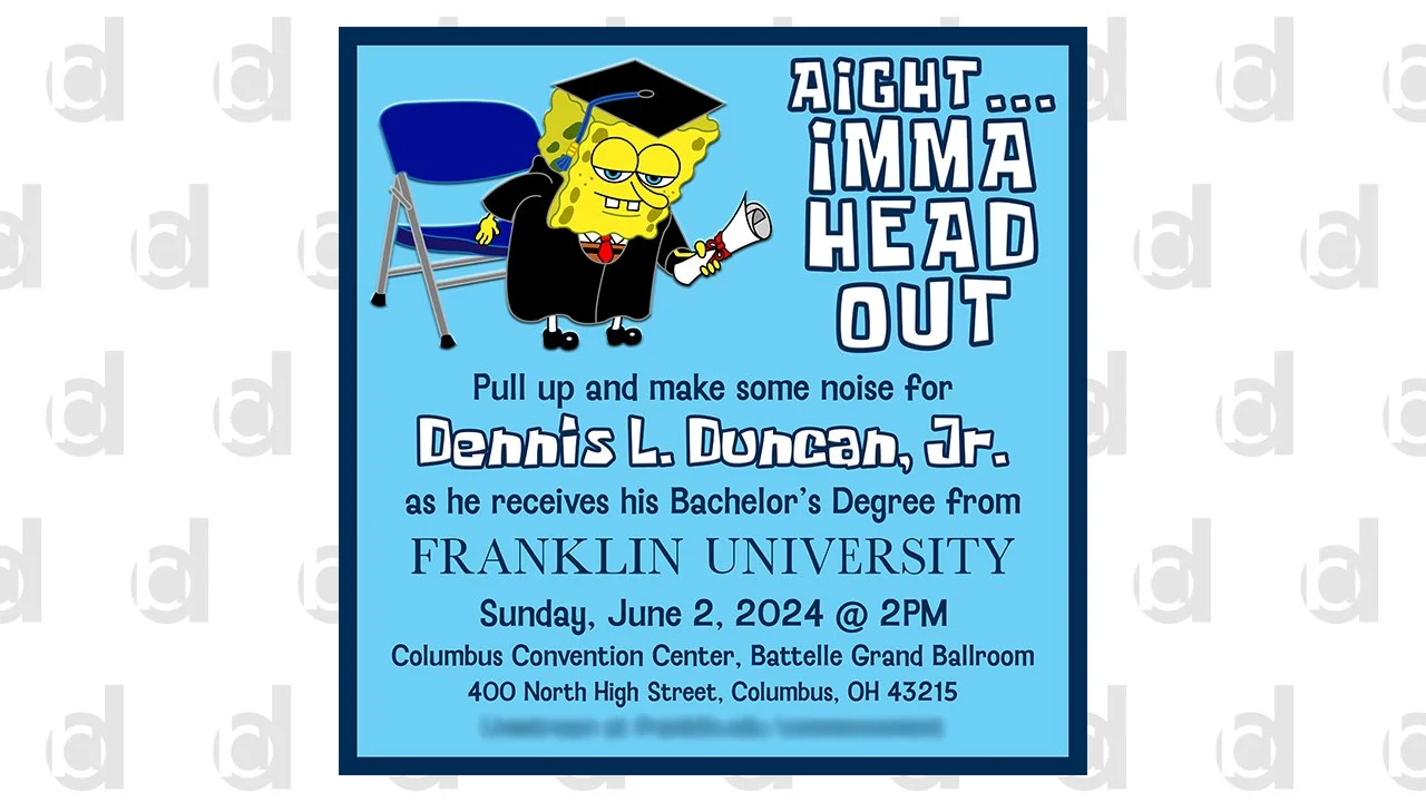   Grad Ceremony Invitation | 2024  Adobe Illustrator and Photoshop 