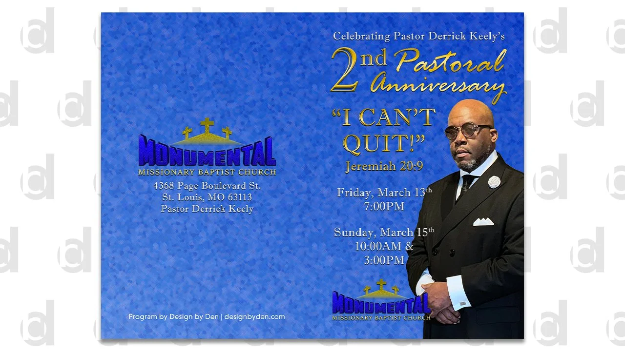   Pastoral Anniversary Program (Outside) | 2026  Adobe Photoshop 