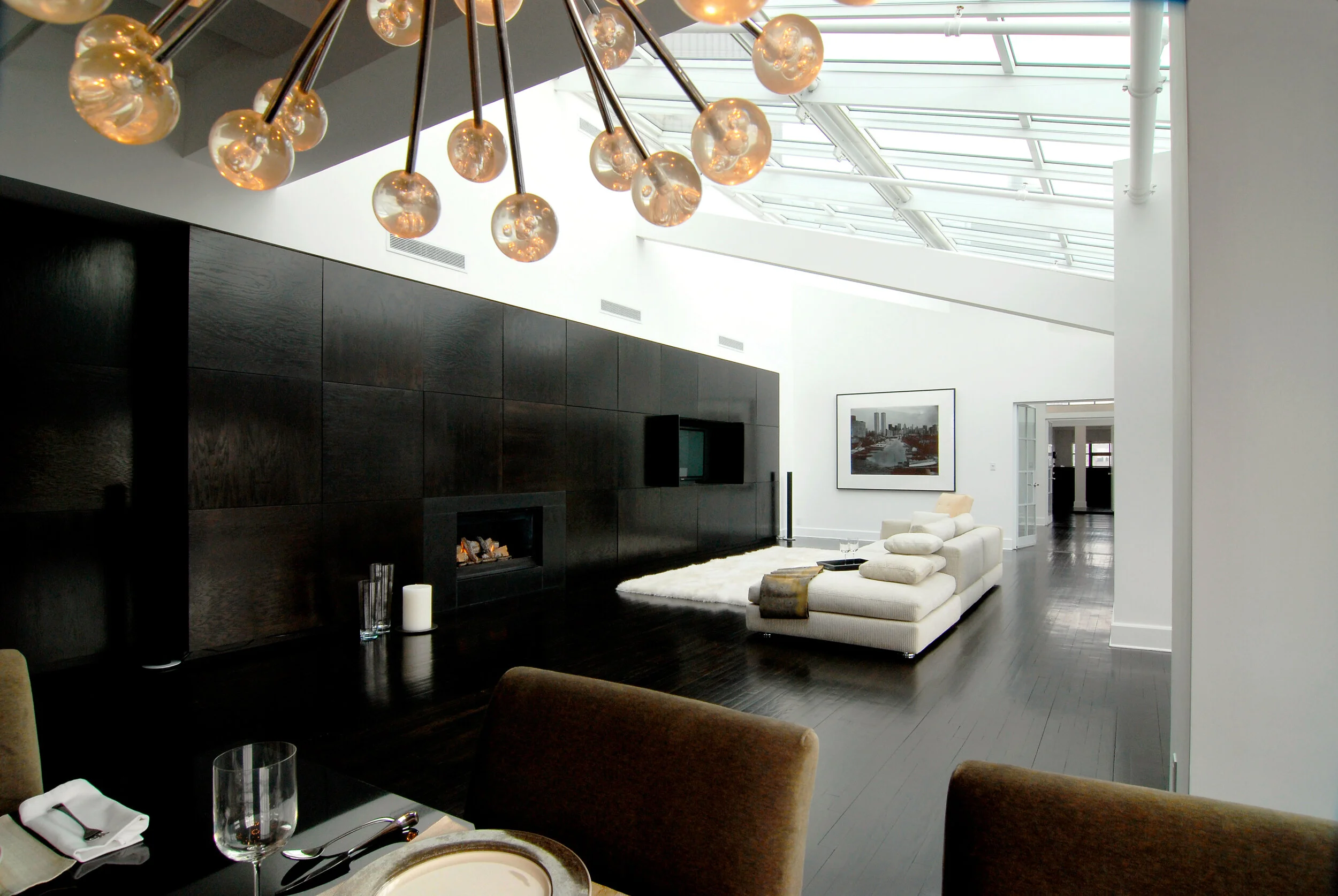 Penthouse living room