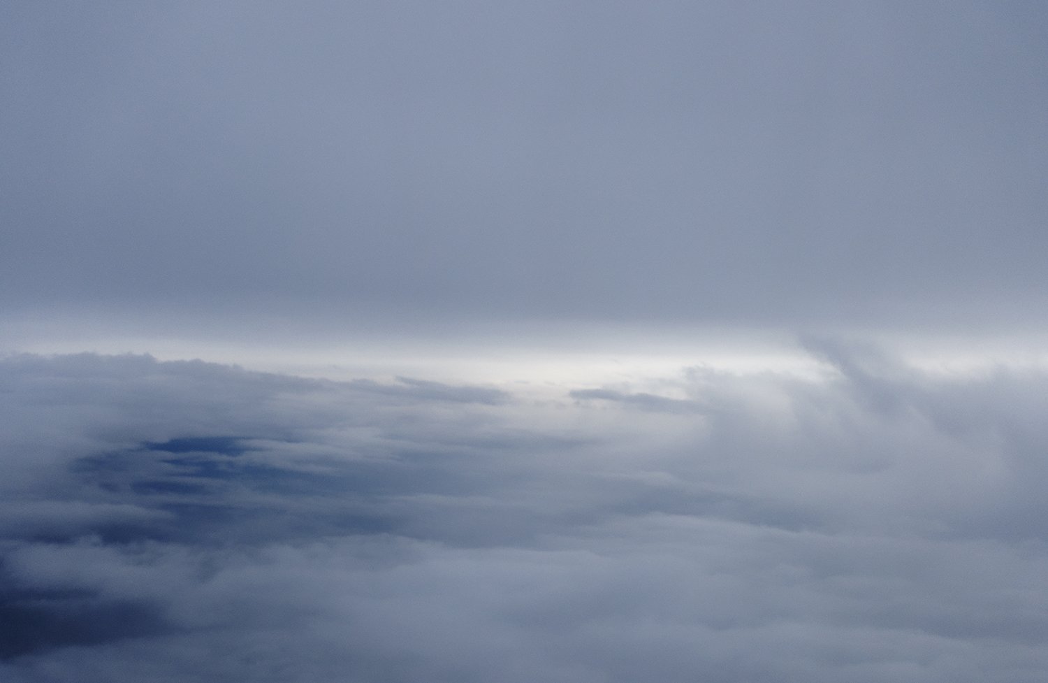 Gray blue skyscape
