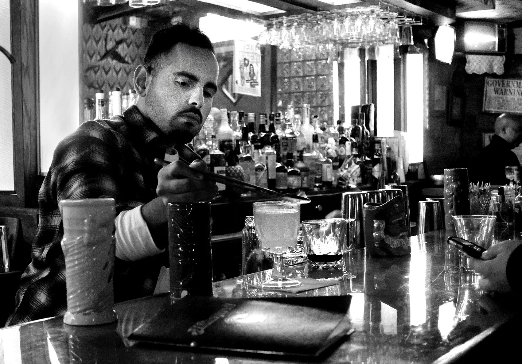 Evan at the Honey Well, Harlem