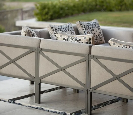Creighton Contemporary sectional completely customizable both fabric & frame color.