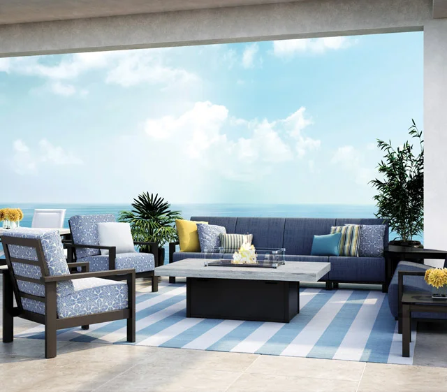 The Homecrest Elements cushion line combines classic design with their exceptionally comfortable Dream Core cushions. The Dream Core cushions are known for their extreme elasticity and comfort.