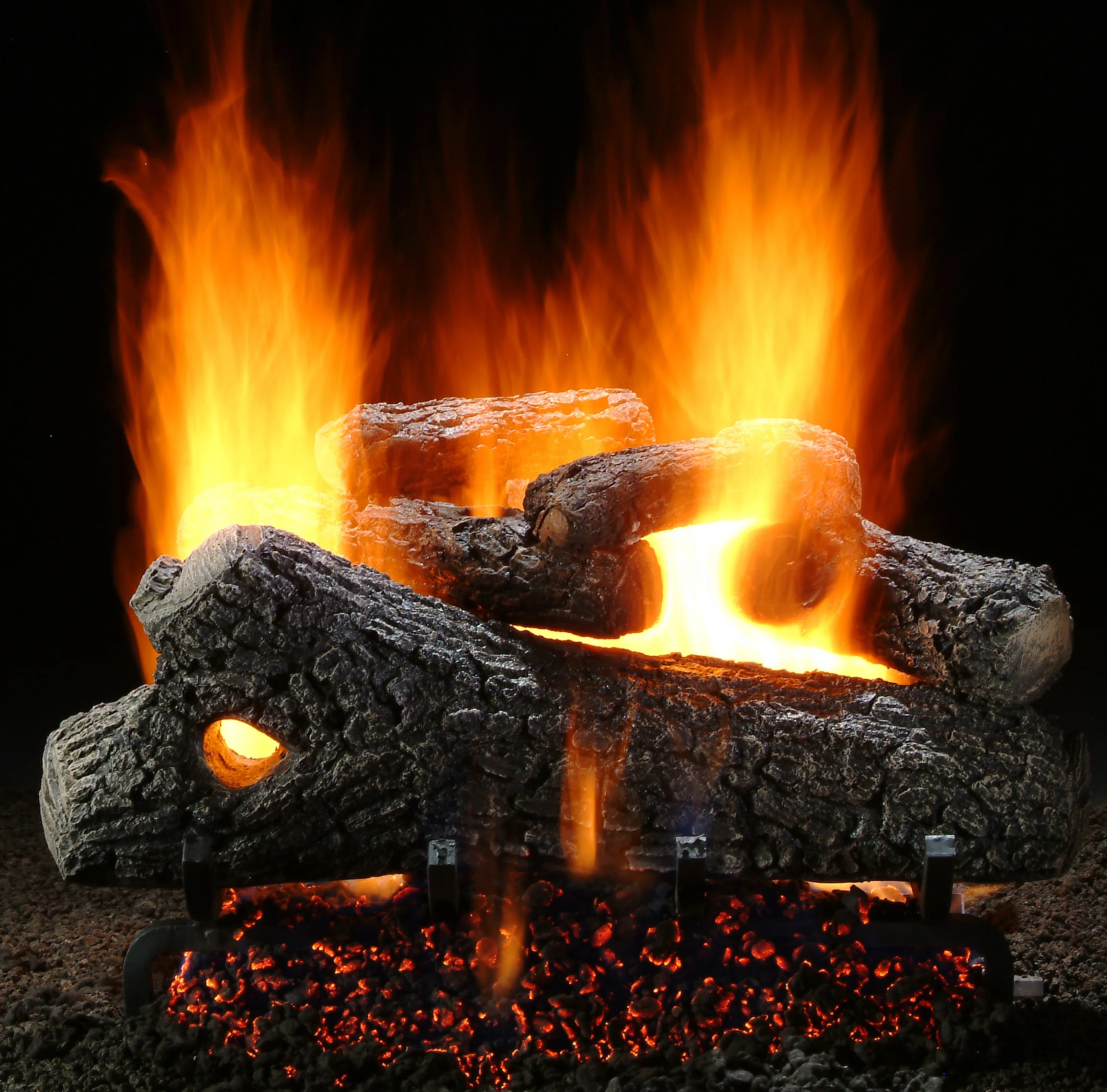 Gas Log Options — Yard Art Patio u0026 Fireplace