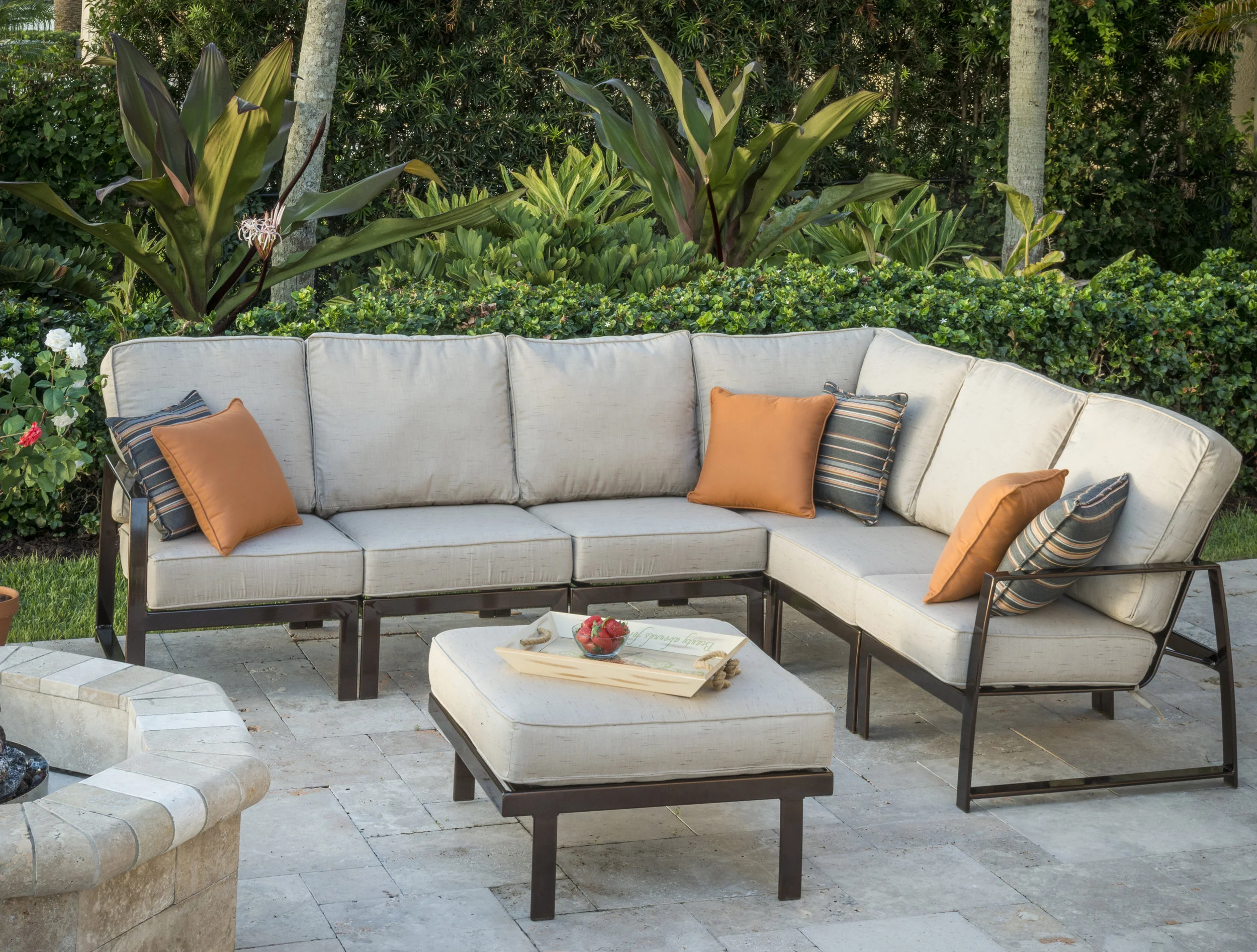 Krisp Modular Seating Collections makes great use of your outdoor space. Units can be configured in various arrangements to create your perfect outdoor area for entertaining or relaxing.