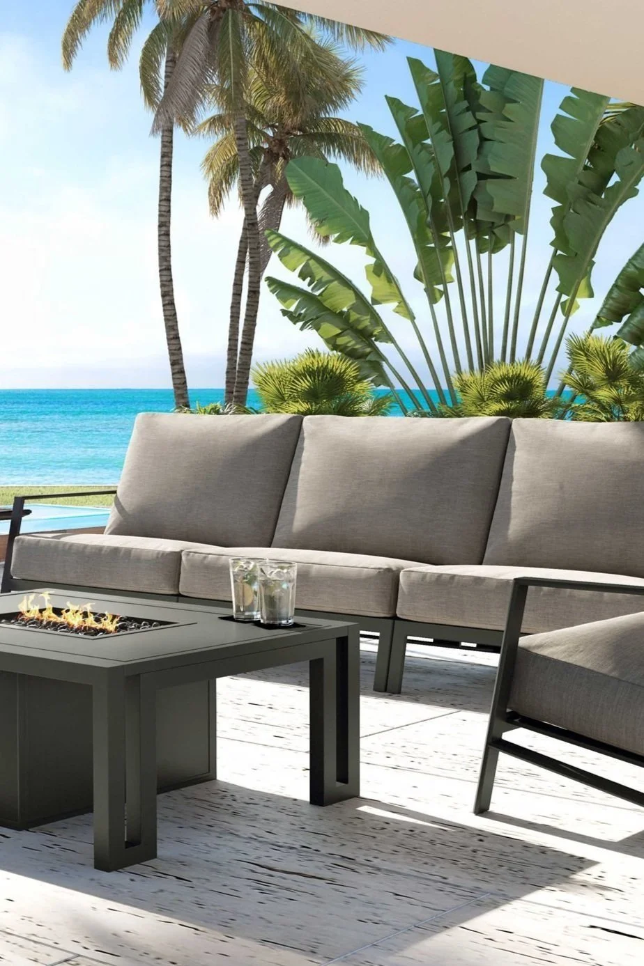 Yard Art Patio & Fireplace Home