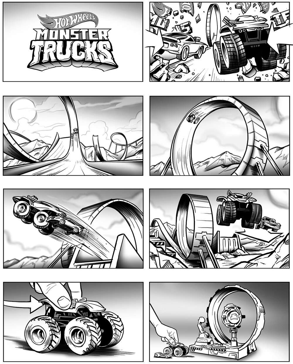 Hot Wheels Monster Trucks 