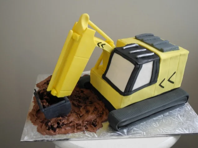Kids Bulldozer Birthday Cake | London Ontario