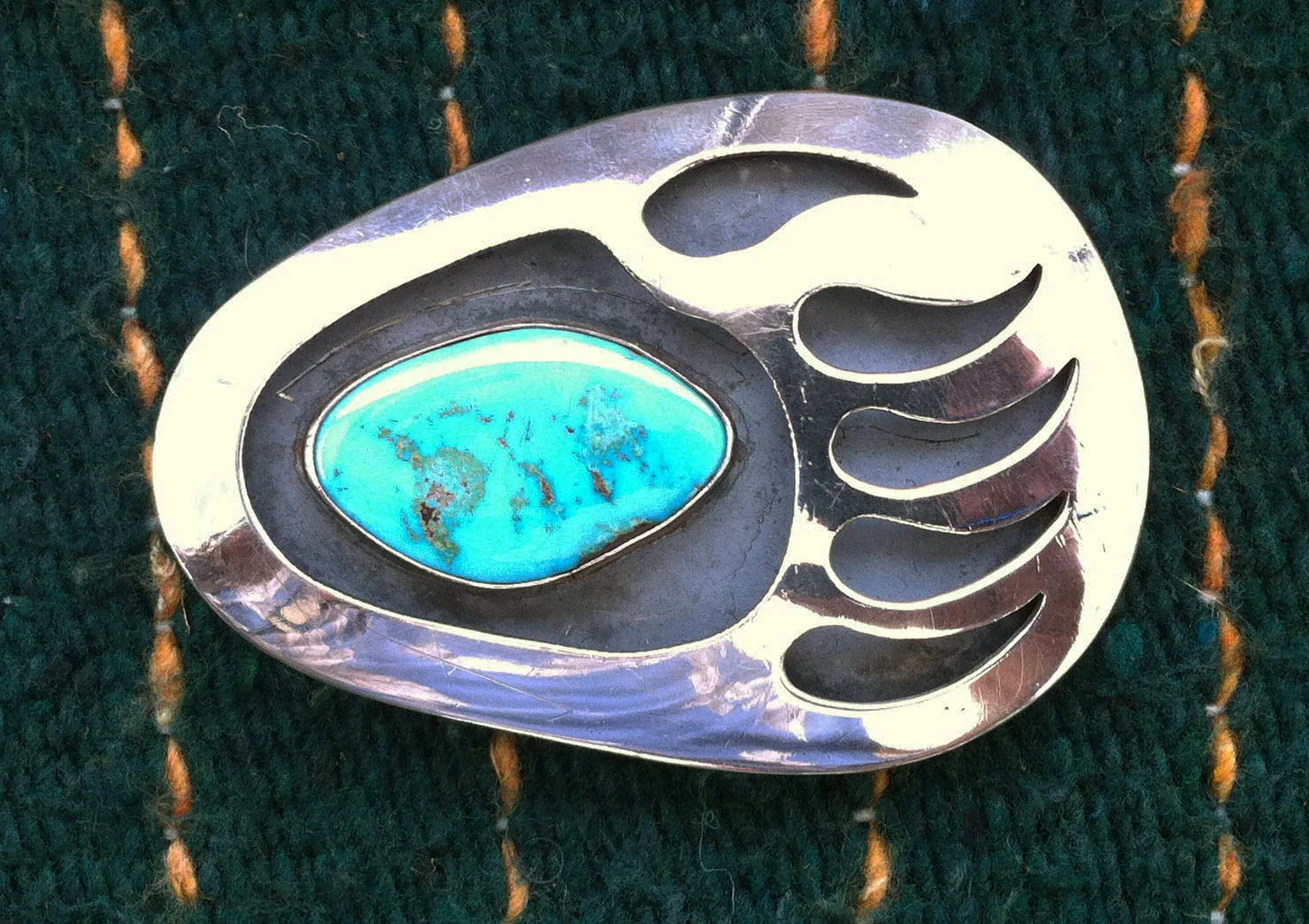 Navajo Bear Paw Buckle