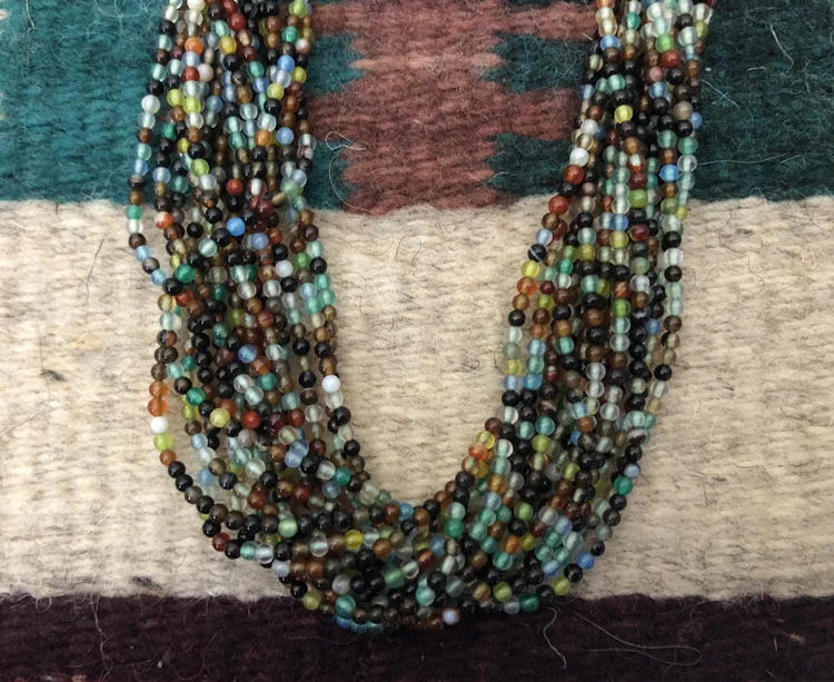 Navajo Glass Bead Necklace
