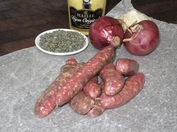 Thin-style Venison Sausages, gluten free, $24.50/kg or per 100 gram