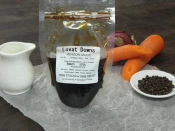 Lovat Downs Venison Sauce (Jus), 500ml $30 per packet