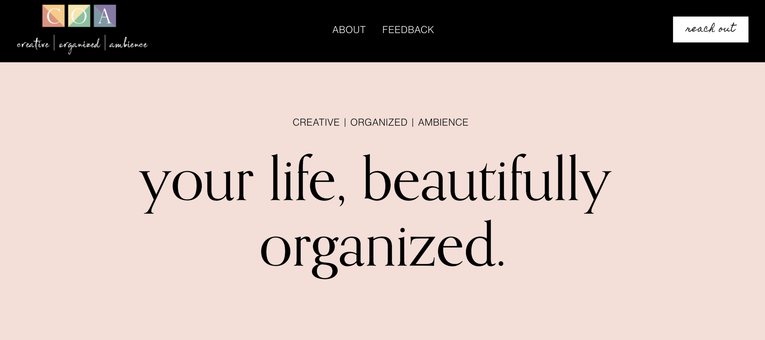 Creative Organized Ambience