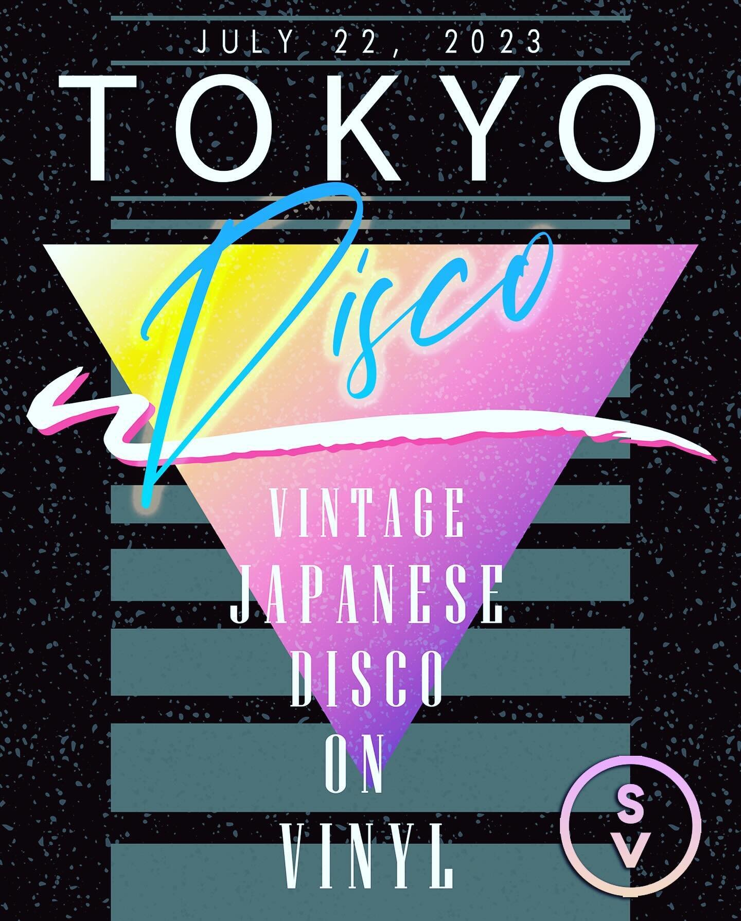 July 22 TOKYO DISCO at @sl33pingvillag3 returns! In preparation for my Japan tour this October I&rsquo;ll actually have some merch for sale. 

Come drink, dance, and bebop to some funk disco from the land of the rising sun with us 🎌🪩

21+
Free
9PM
