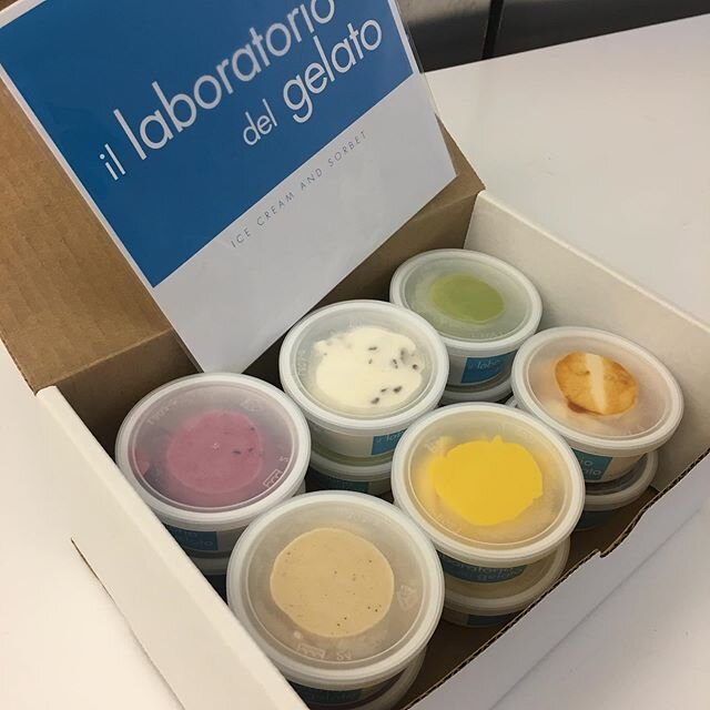 While we have very limited pickup hours, why not pickup our new sampler pack? $33 for 12 small cups of a fantastic selection of what we do best.  Email to order. icecreamlab@hotmail.com.  #saltedcaramel #vanilla #darkchocolate #pistachio #mintchocchi