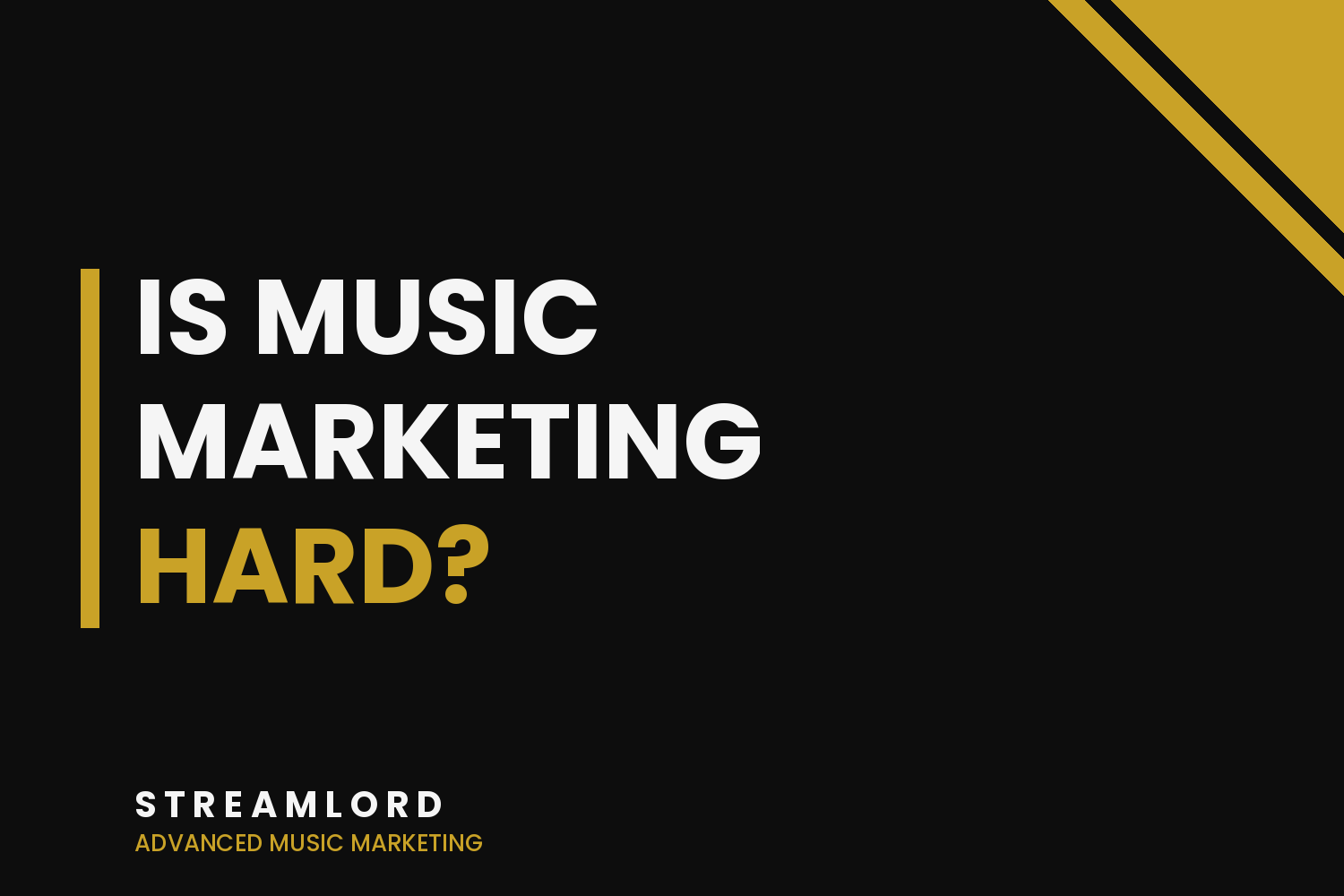 Is Music Marketing Hard? What Independent Artists Actually Need to Know