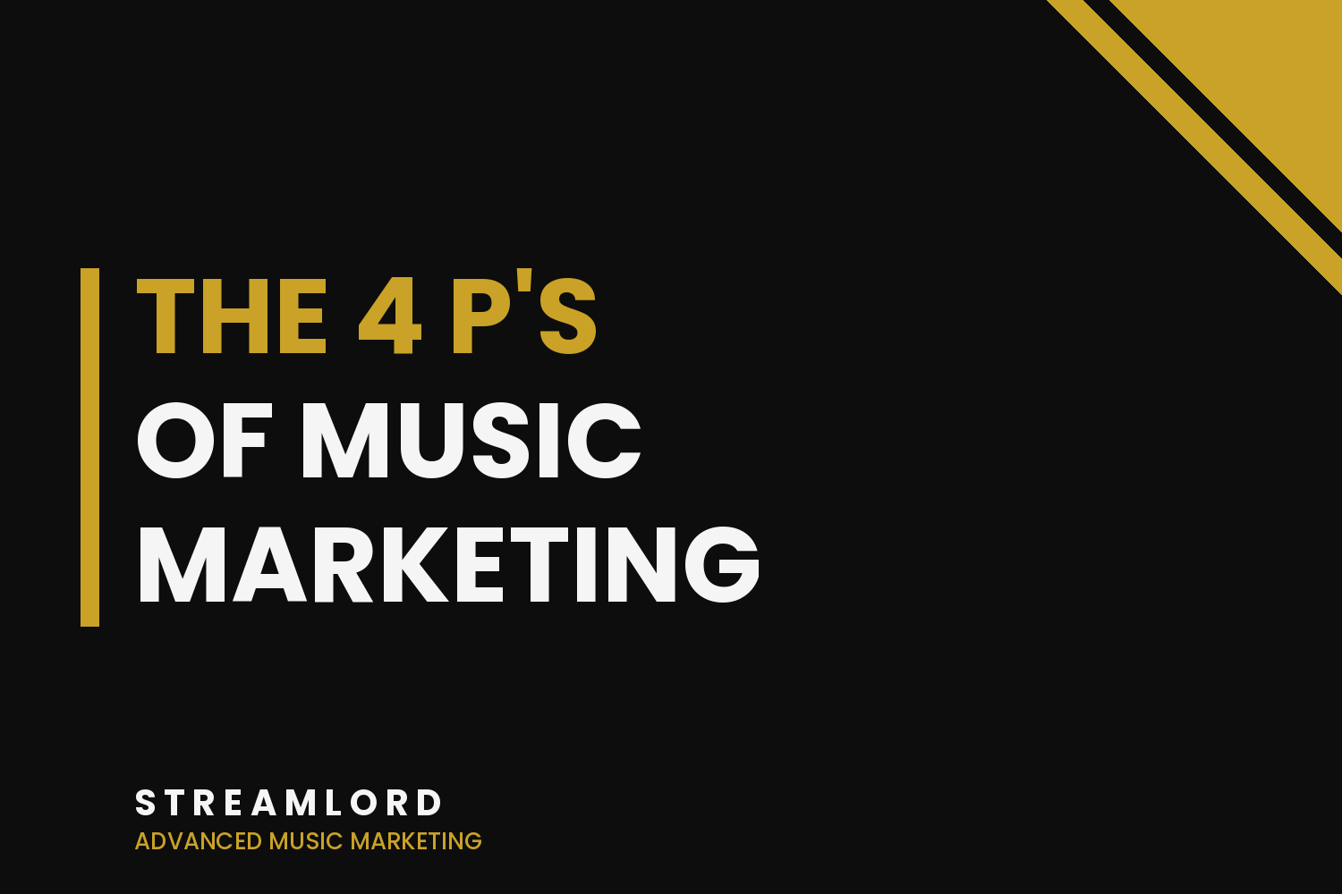 The 4 P's of Music Marketing Explained for Independent Artists
