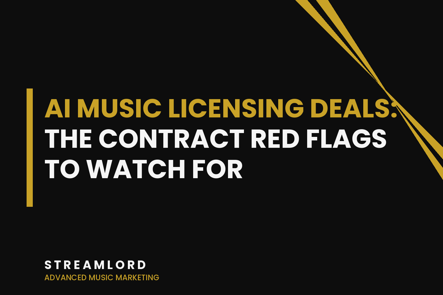 AI Music Licensing Deals: The Contract Red Flags Every Independent Artist Should Watch For