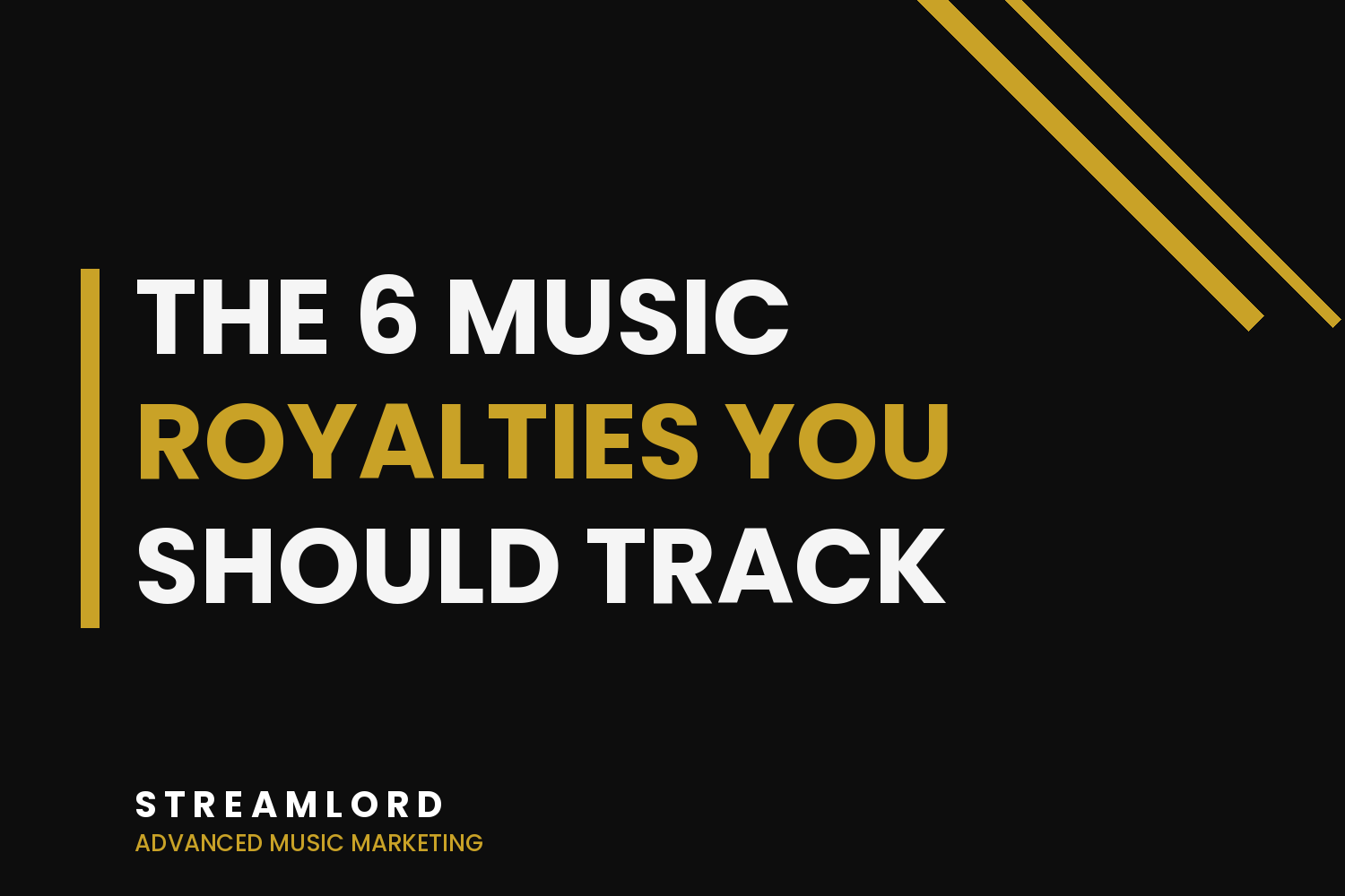 The 6 Types of Music Royalties Every Independent Artist Should Be Tracking