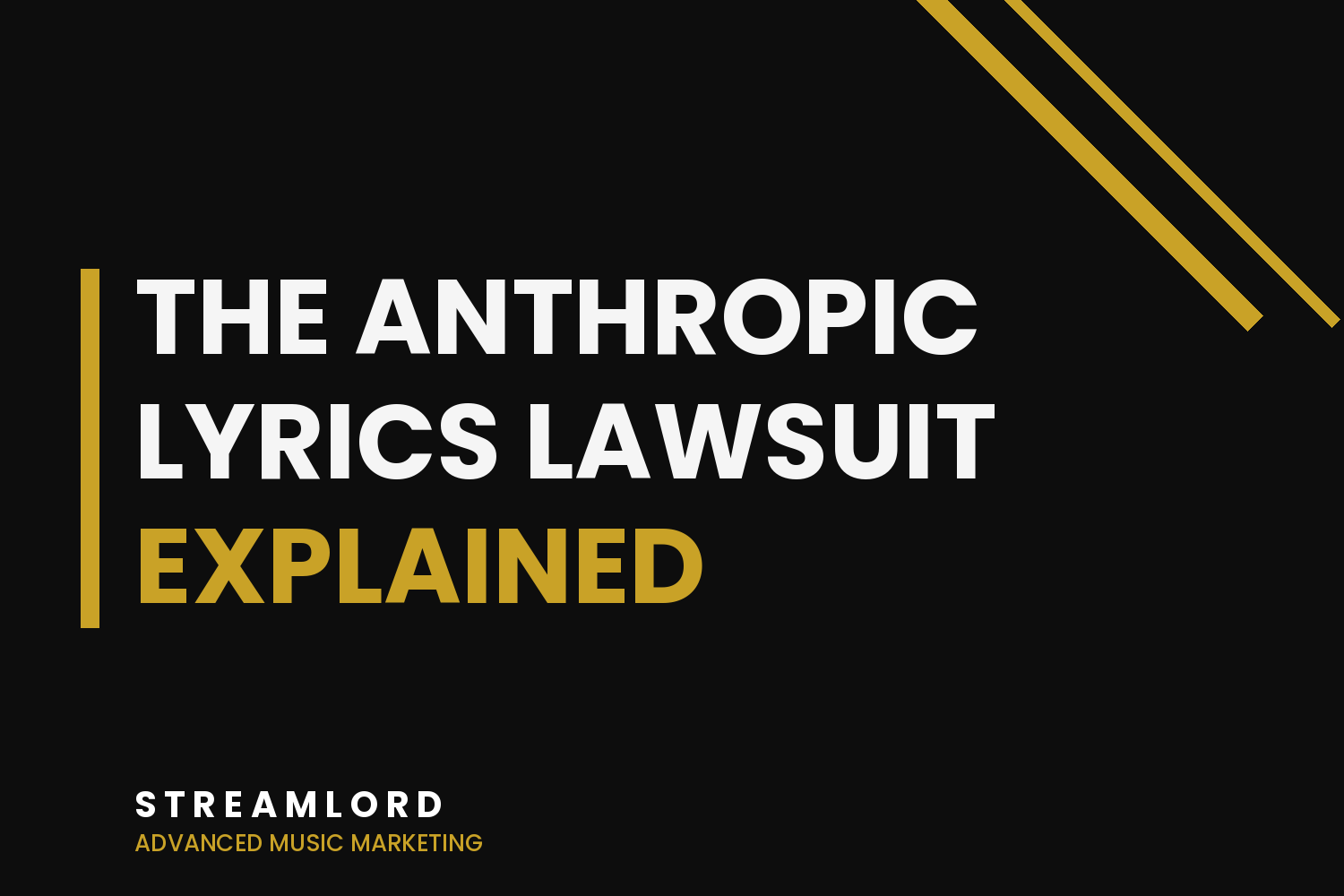 What the Anthropic Lyrics Lawsuit Means for Independent Artists