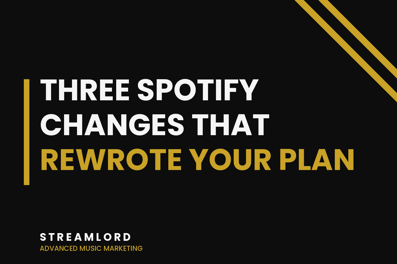 Three Spotify Changes That Just Rewrote Your Release Plan