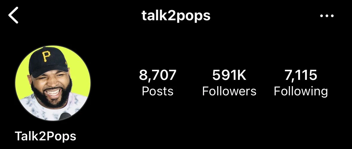 Talk2pops instagram blog page