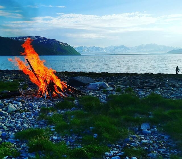 We are celebrating midsummer with fire and food tonight. What a great world this is!