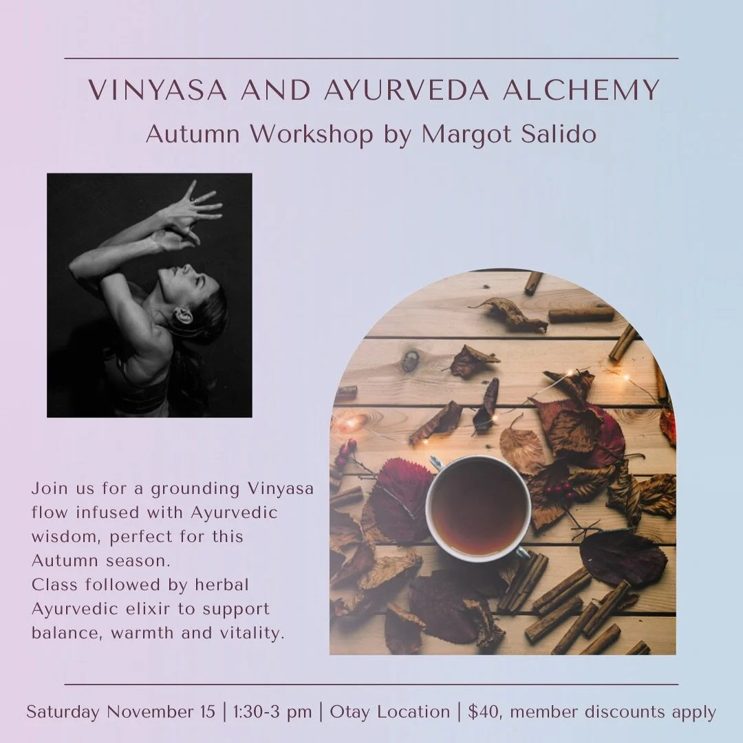 We&rsquo;re so excited for the season to continue to take us into the cozy, yummy, warm spaces as the temperatures cool down, life gets busy, and we work to stay grounded, find balance and practice mindfulness and intention.

Join us for a grounding 