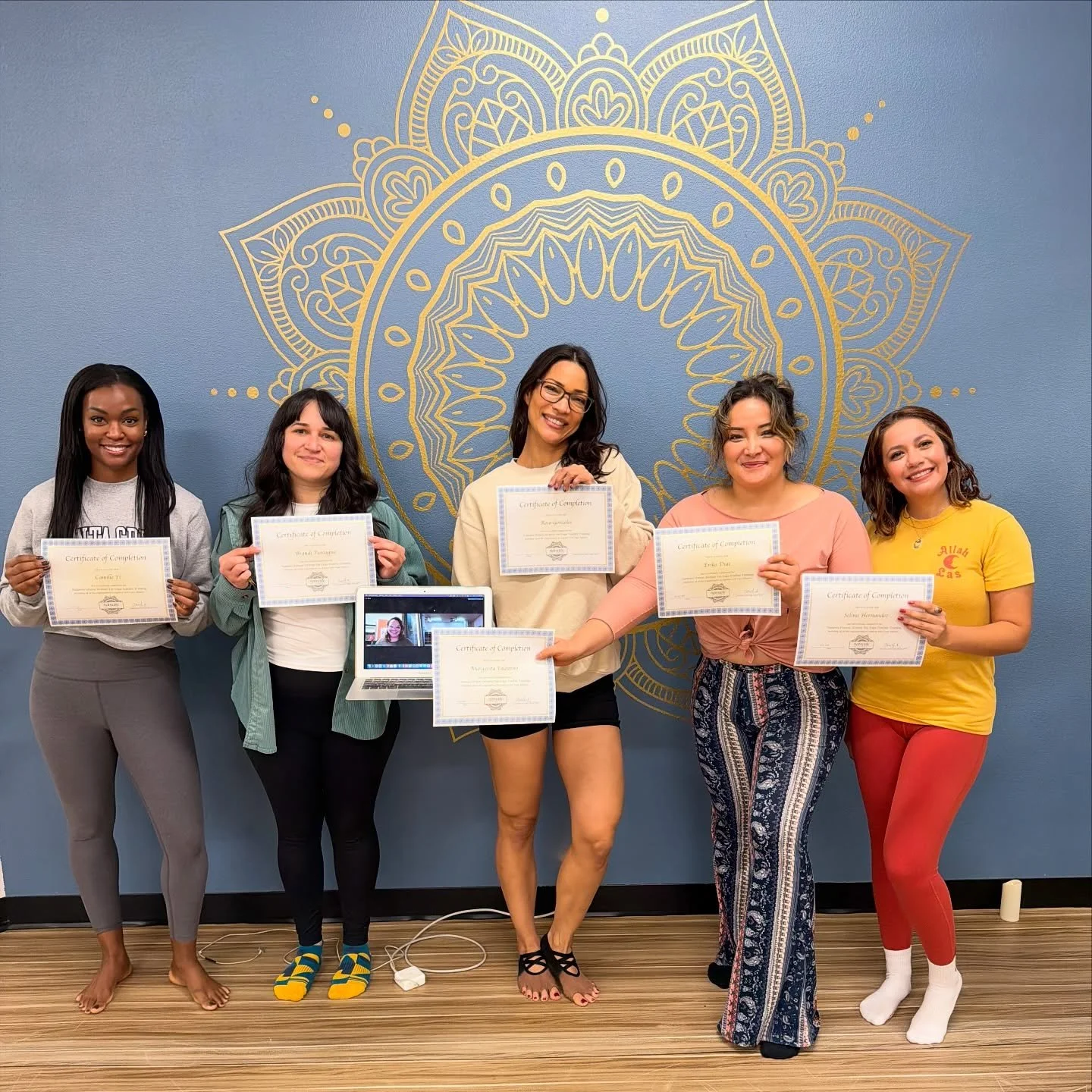 Congratulations to the 2026 Yin Yoga Teacher Graduates!!

These 6 ladies did such a great job in the 2 weeks they got together to learn all about Yin Yoga. From anatomy to philosophy and everything in between, we are so proud to see them start their 