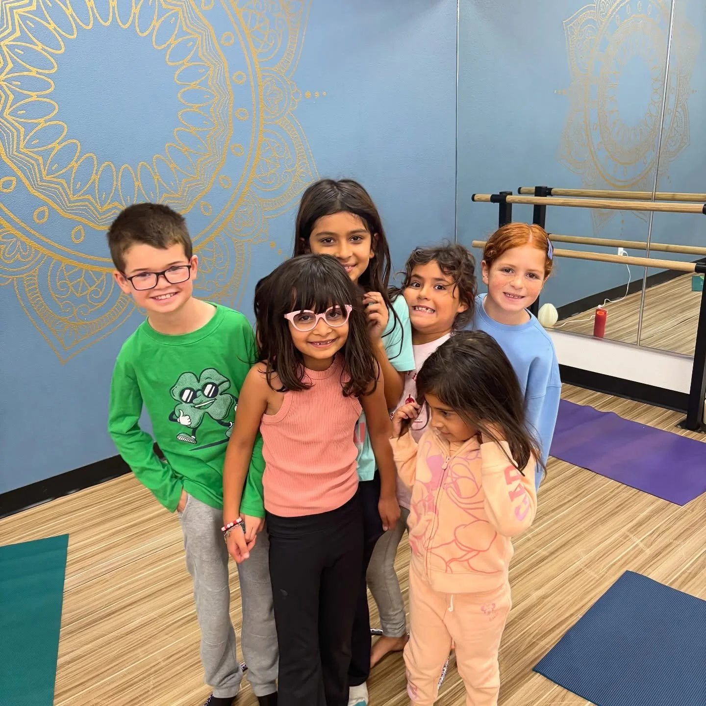 Happy Kids come from Namaste Fitness&rsquo; Kids Yoga class! 😁

This happy bunch took class today with Miss Aly @alyssajgross  and enjoyed good moves, good music, good times and ended with a good savasana.

If you have kitties between 4 and 11 years
