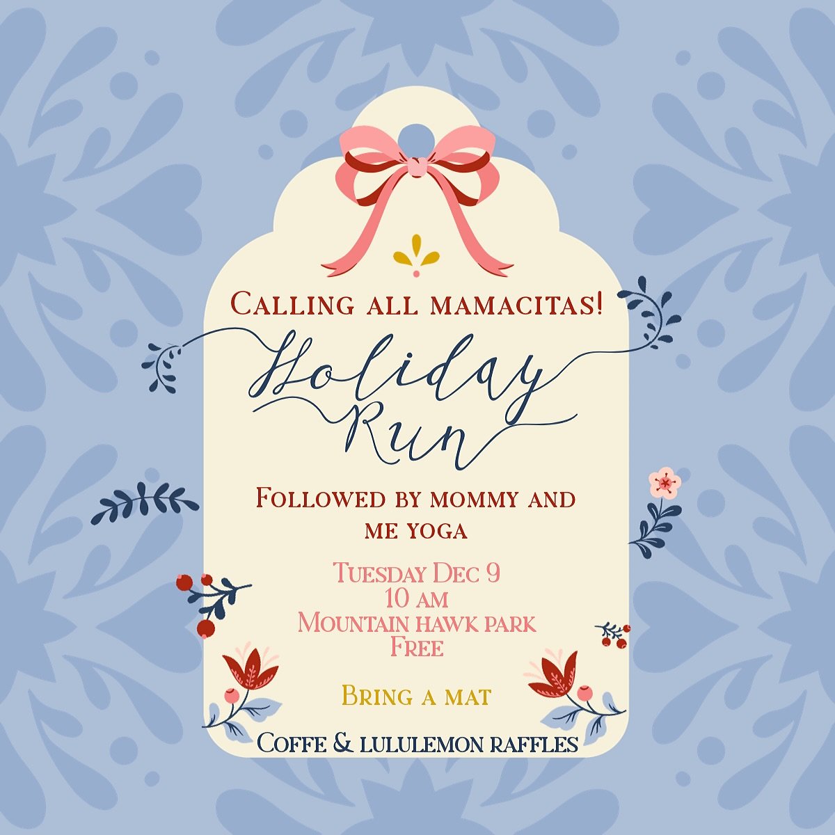 Calling all mamacitas, mamas and mamas to be!!!!

You know we&rsquo;ve been doing Baby and Me Yoga for years in studio, as well as Toddler Yoga out in the community&hellip; well now we&rsquo;re taking it to Mountain Hawk Park in partnership with @mam