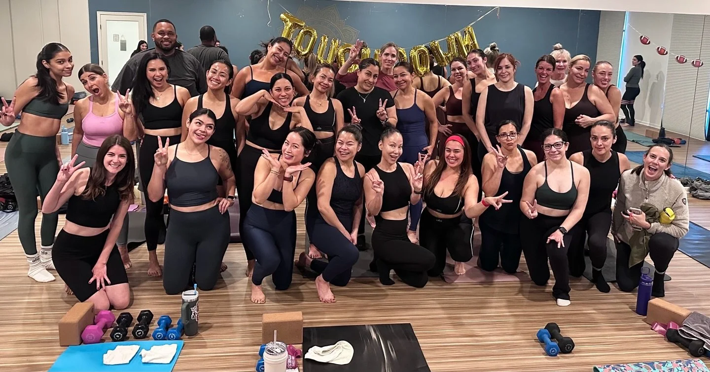 HAPPY MONDAY!

Came in feeling amazing after a fun weekend!!!

We had the best groups on Super Bowl weekend bringing up the energy, seating and singing out loud.

Thank you everyone for making our studios the BEST place to be!!!!!! We are constantly 